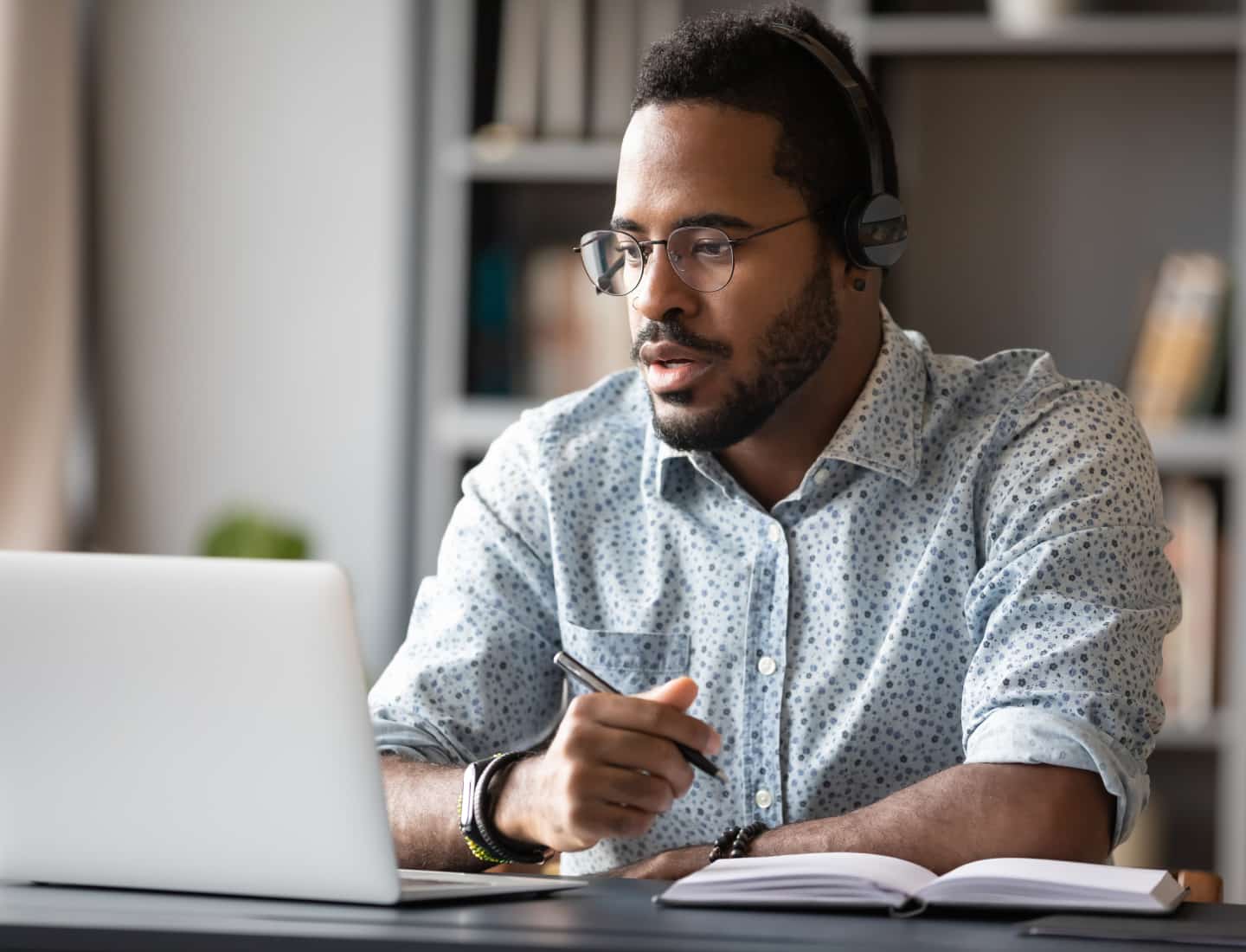 Male student taking the Business of TV and Film program from Columbia Business School